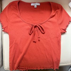 Gaze orange short sleeve size small